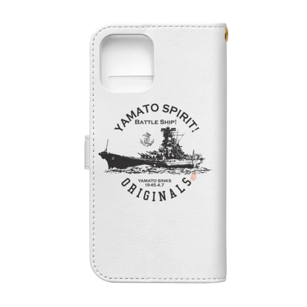 Y-Selectionの戦艦大和/YAMATO SPIRIT! 手帳型スマホケースの裏面