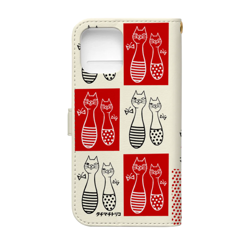 タチマチトリコの美猫様　レトロチック　2 Book-Style Smartphone Case :back