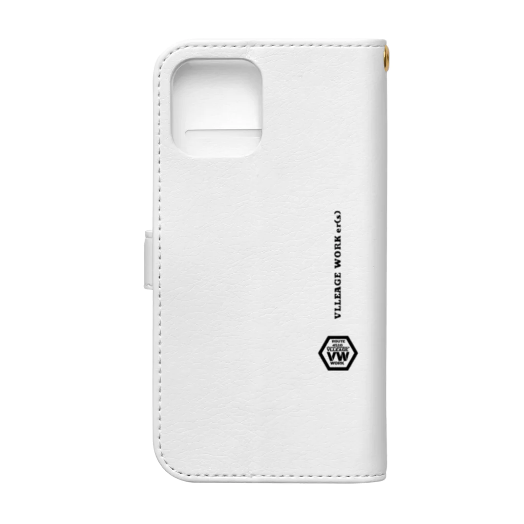 VW ヴレッジワーカー(ズ)　湘南鎌倉基地のVWケータイカバー伝説 Book-Style Smartphone Case :back