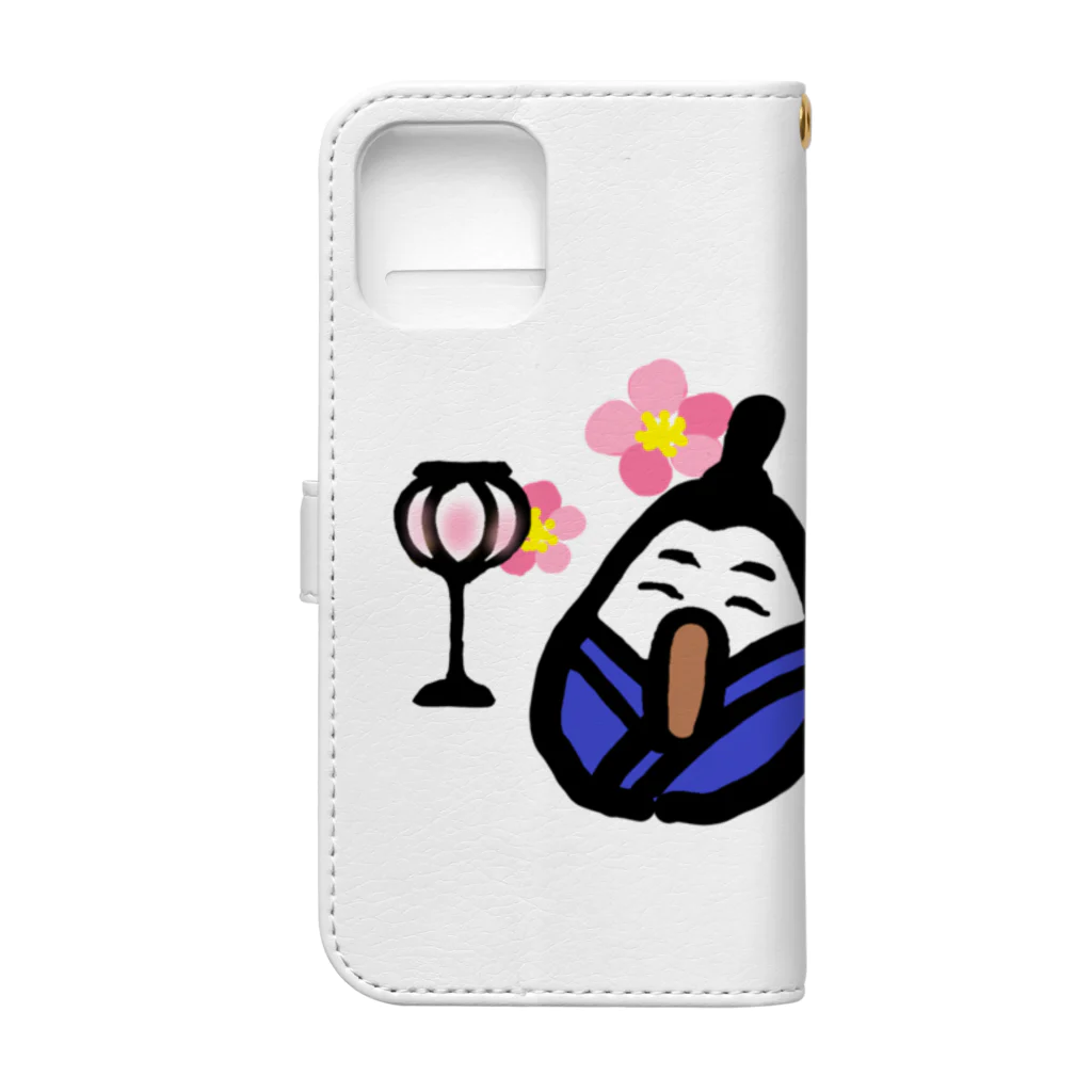 SU-KUの桃節句 Book-Style Smartphone Case :back