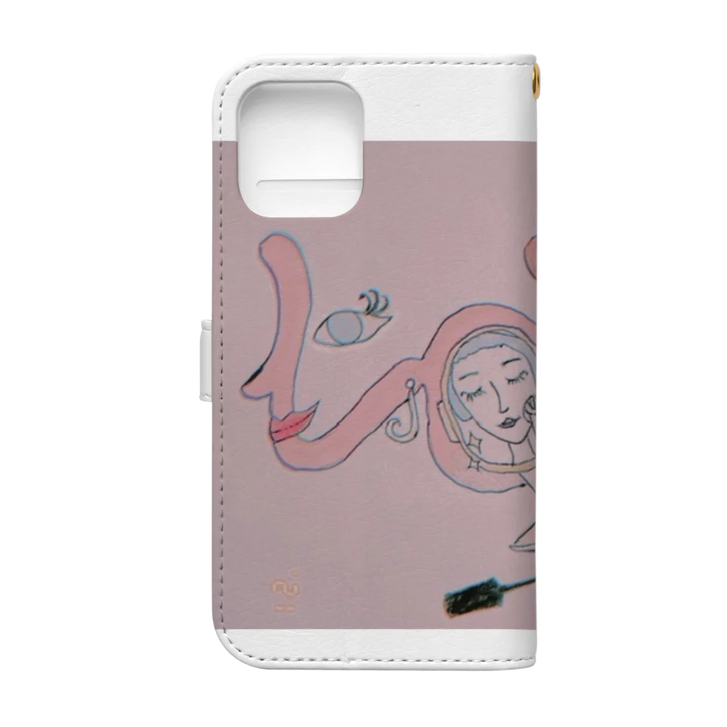 mikotodenkiのmakeLove Book-Style Smartphone Case :back