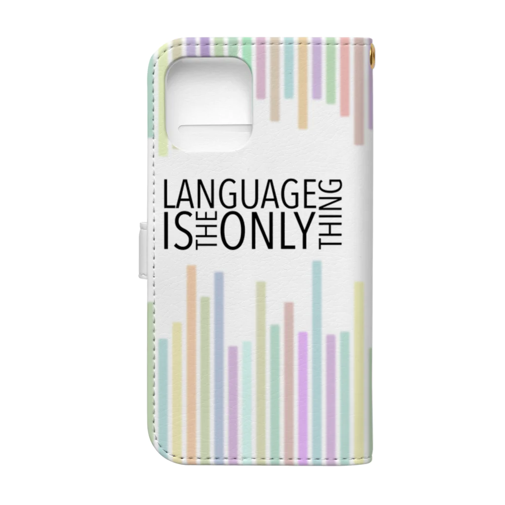 言語系グッズを作ってみるショップの語学書風 Book-Style Smartphone Case :back