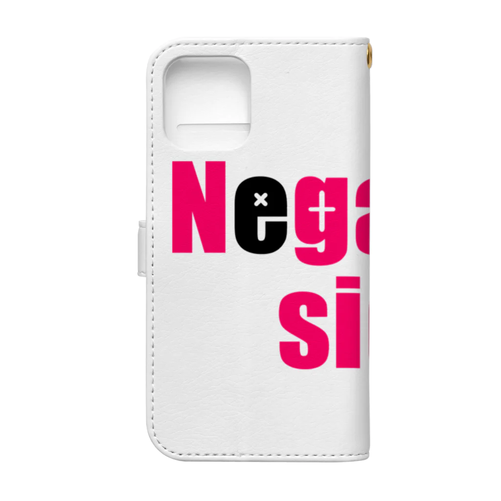 Negative sideのNegative side Book-Style Smartphone Case :back