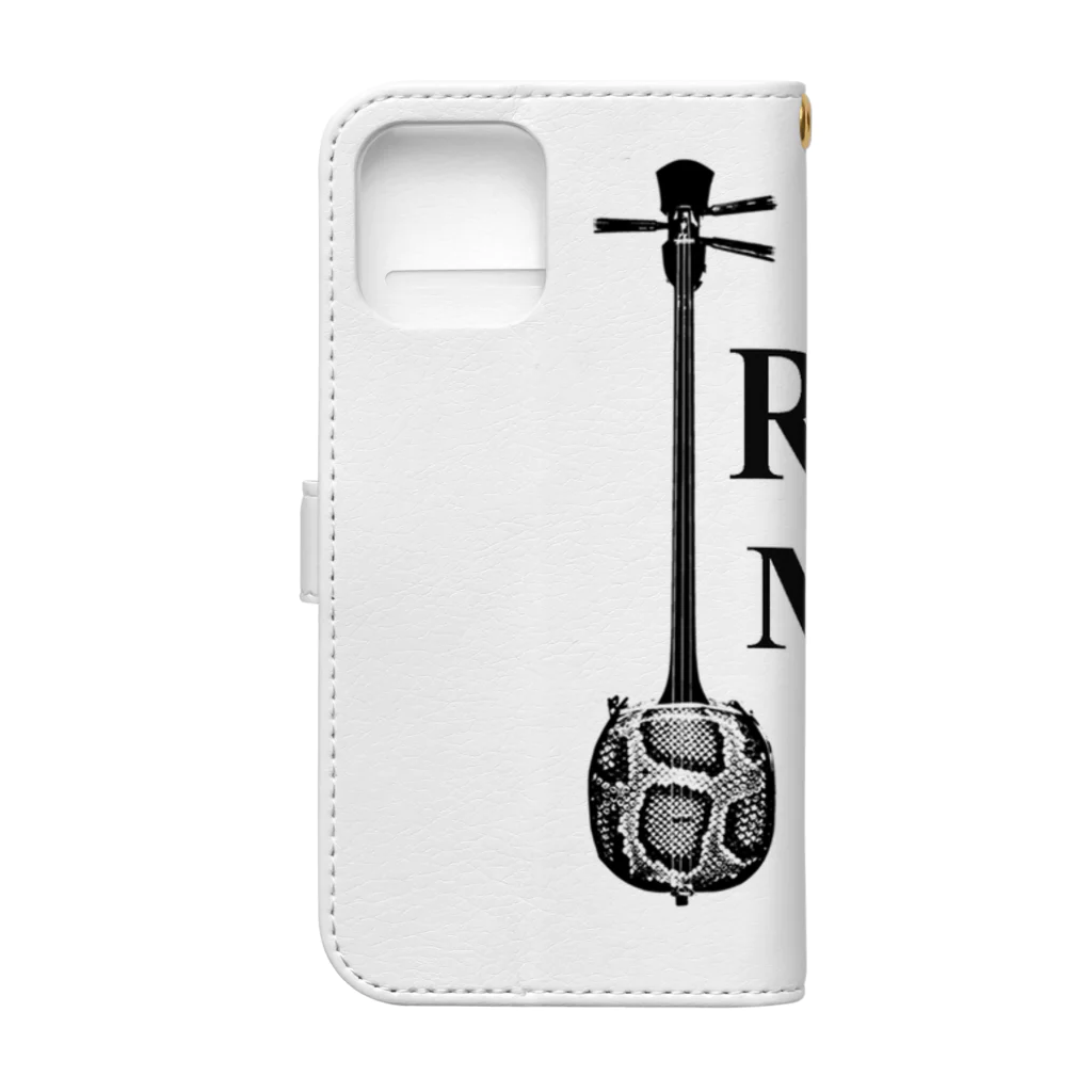 YOSASOUのRyukyuMusic Book-Style Smartphone Case :back