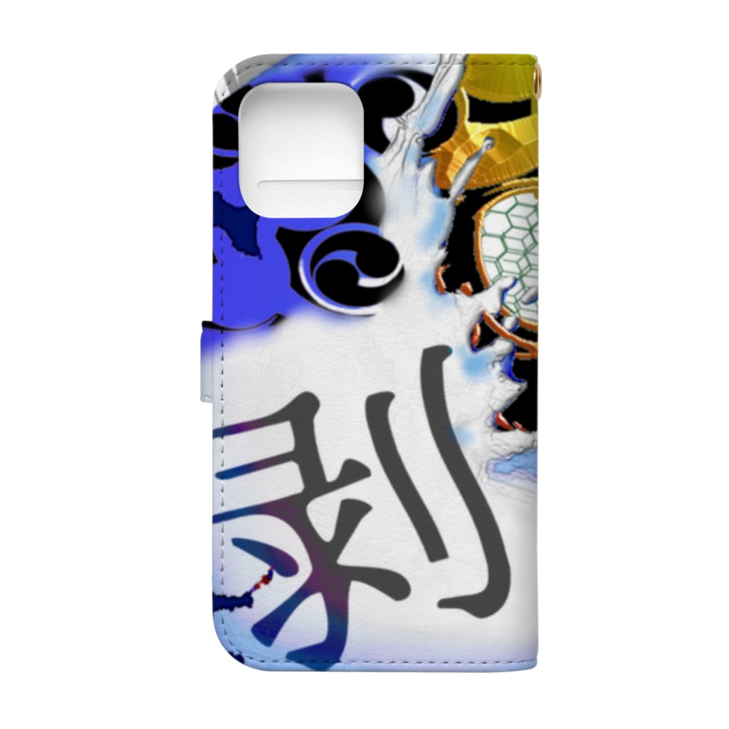 RMk→D (アールエムケード)のヒトカワ Book-Style Smartphone Case :back