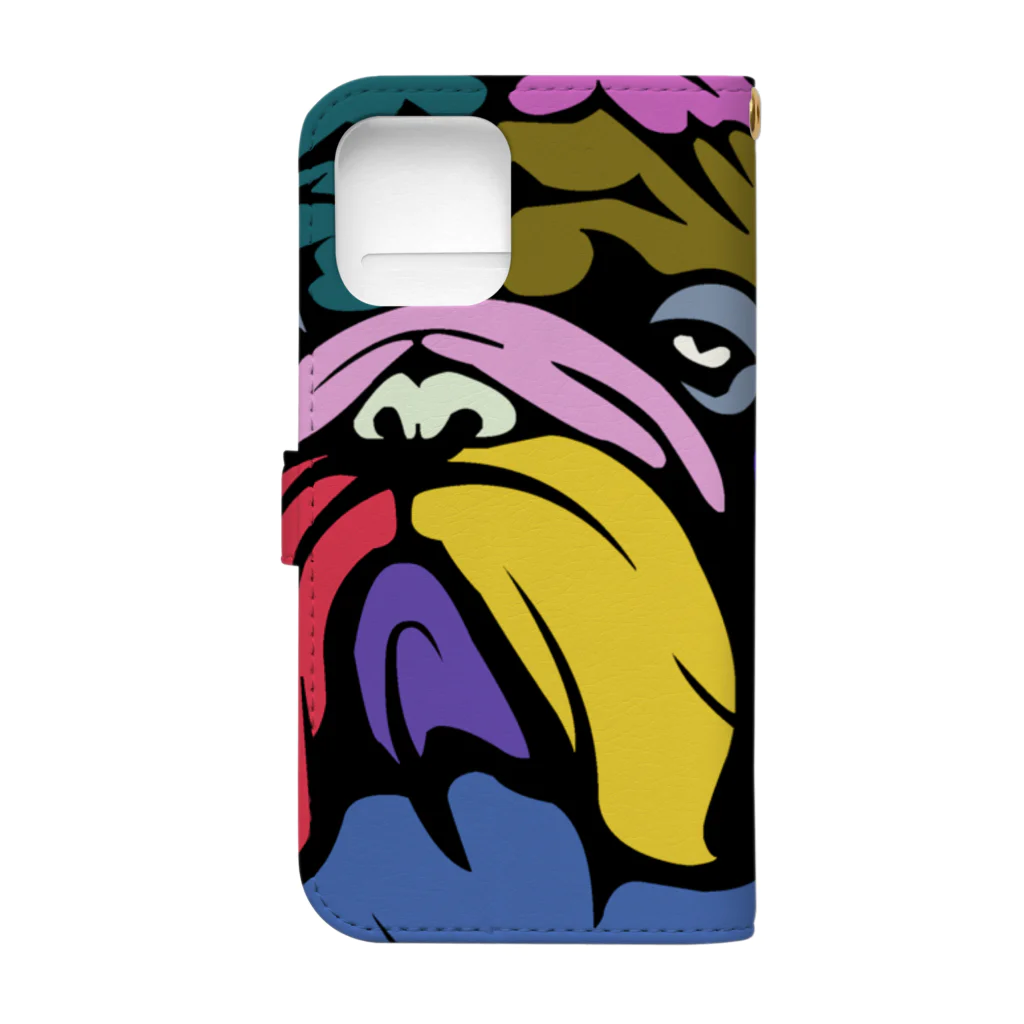 JOKERS FACTORYのBULLDOG Book-Style Smartphone Case :back