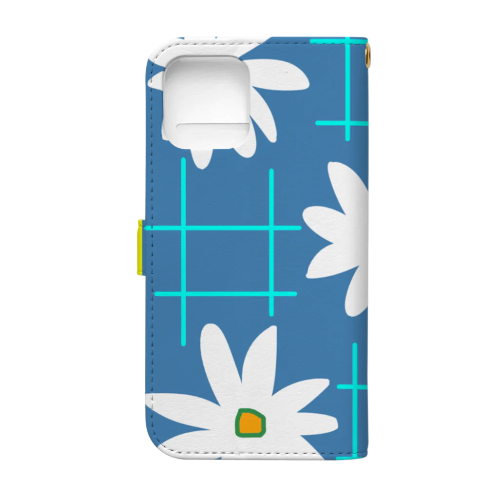 inko andの・ flower・ Book-Style Smartphone Case :back