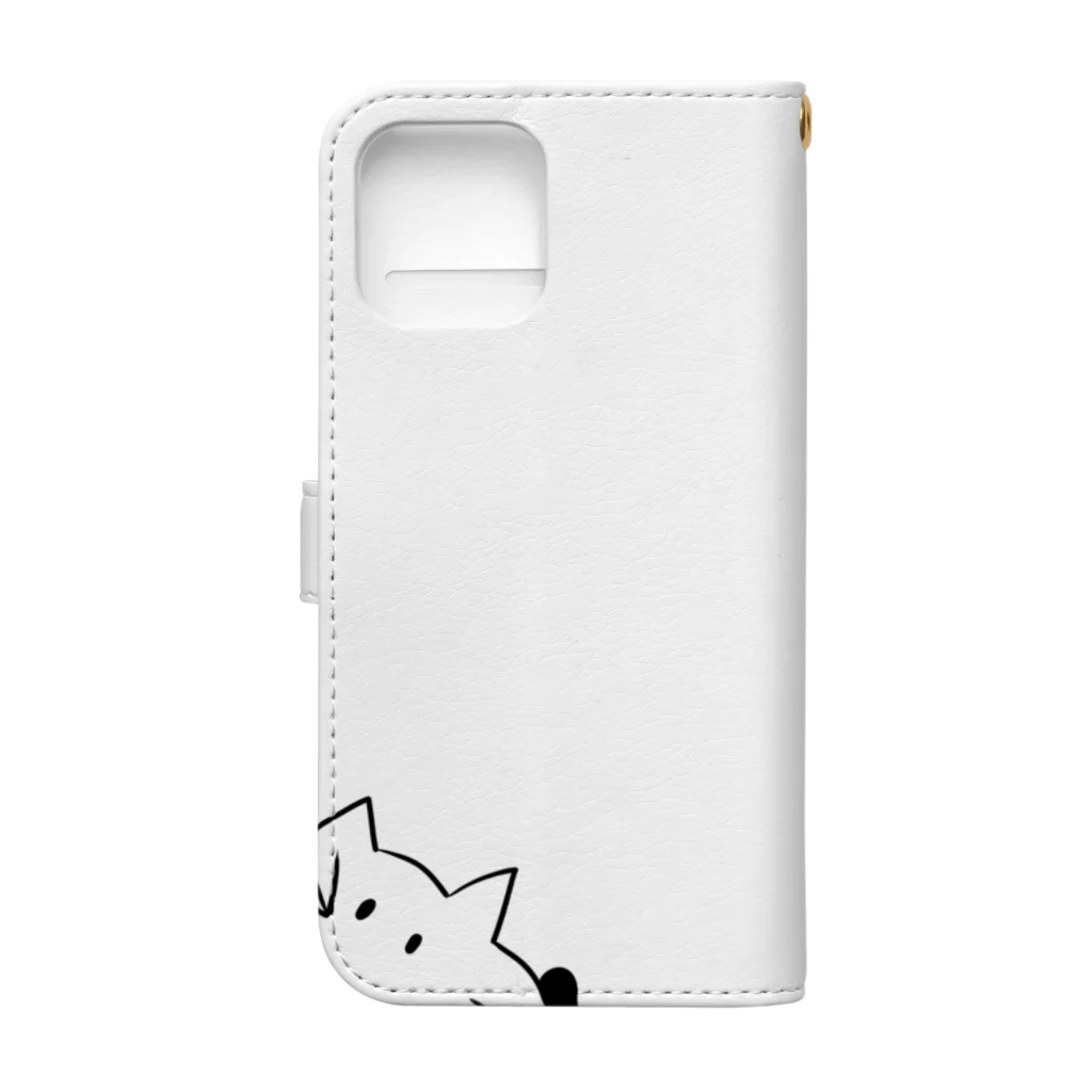 肉球の村。のカンネコ　13.12用 Book-Style Smartphone Case :back