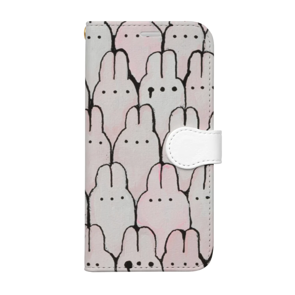 🐰いちご味集め隊🍽のひとりでも Book-Style Smartphone Case