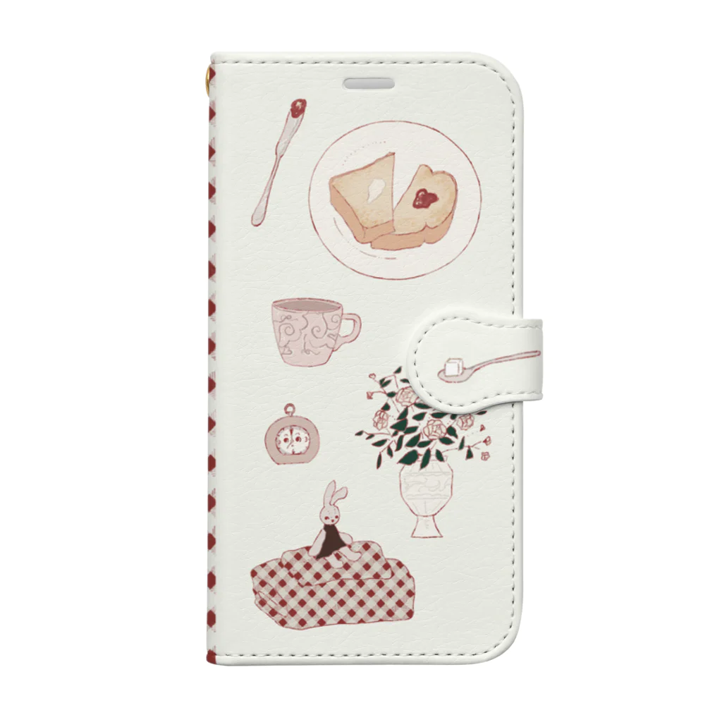 n.milkのグッドモーニング Book-Style Smartphone Case