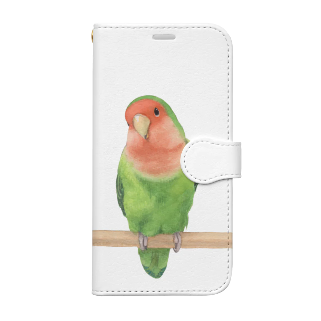 TeaDrop.Cのコザクラインコ Book-Style Smartphone Case