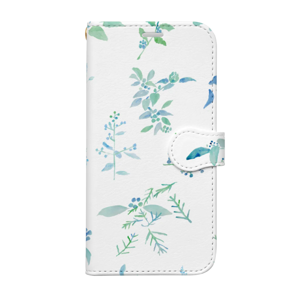 Canako Inoueの春を待つ white Book-Style Smartphone Case