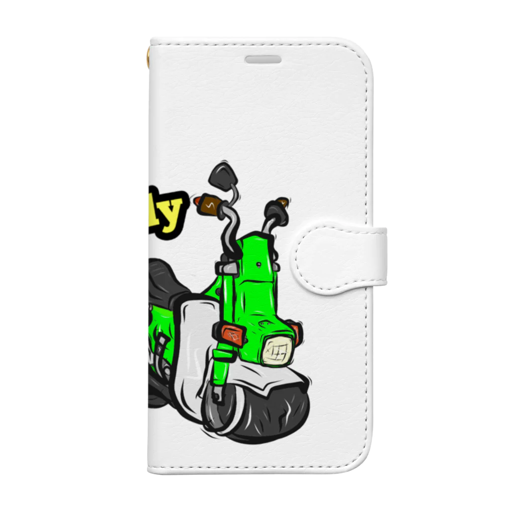 Miyano_Worksのミニバイクシリーズ (角シャリーver) Book-Style Smartphone Case