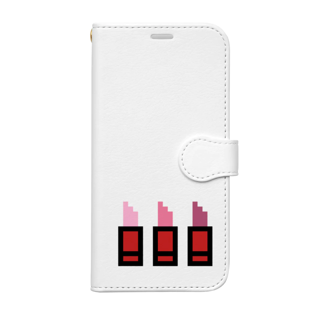 kanamaru14の口紅 Book-Style Smartphone Case