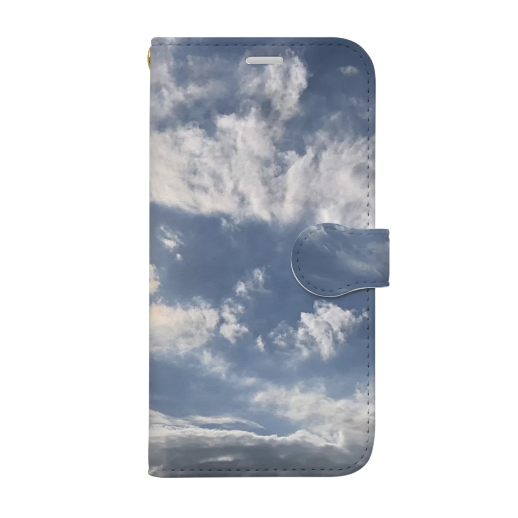 SORAIROの秋　秋の空　海辺　太陽 Book-Style Smartphone Case