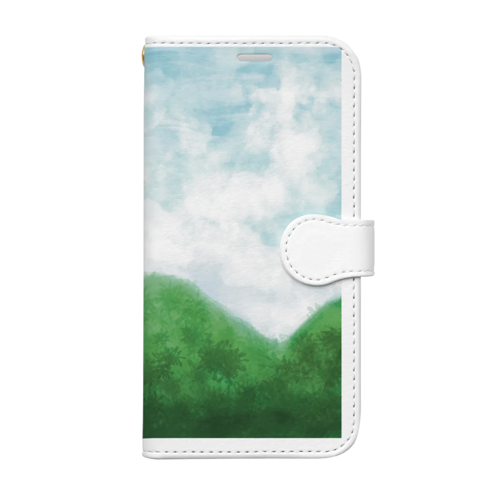 AkironBoy's_Shopの精霊の霧山 Book-Style Smartphone Case