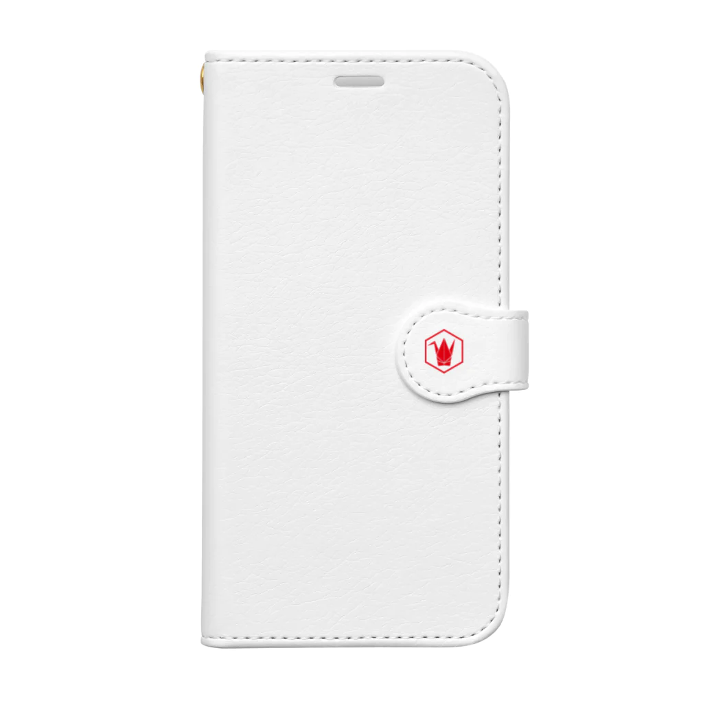 単純設計ラボの亀甲折り鶴 Book-Style Smartphone Case