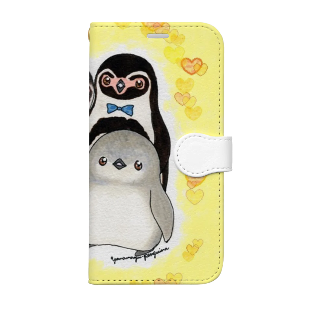 ヤママユ(ヤママユ・ペンギイナ)のMother Father Brother Sister Book-Style Smartphone Case