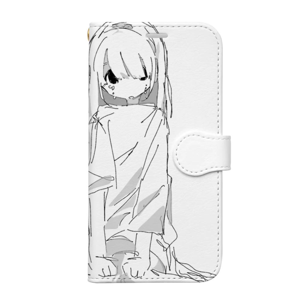 ゆーきんの絵ぐっずの孕 Book-Style Smartphone Case