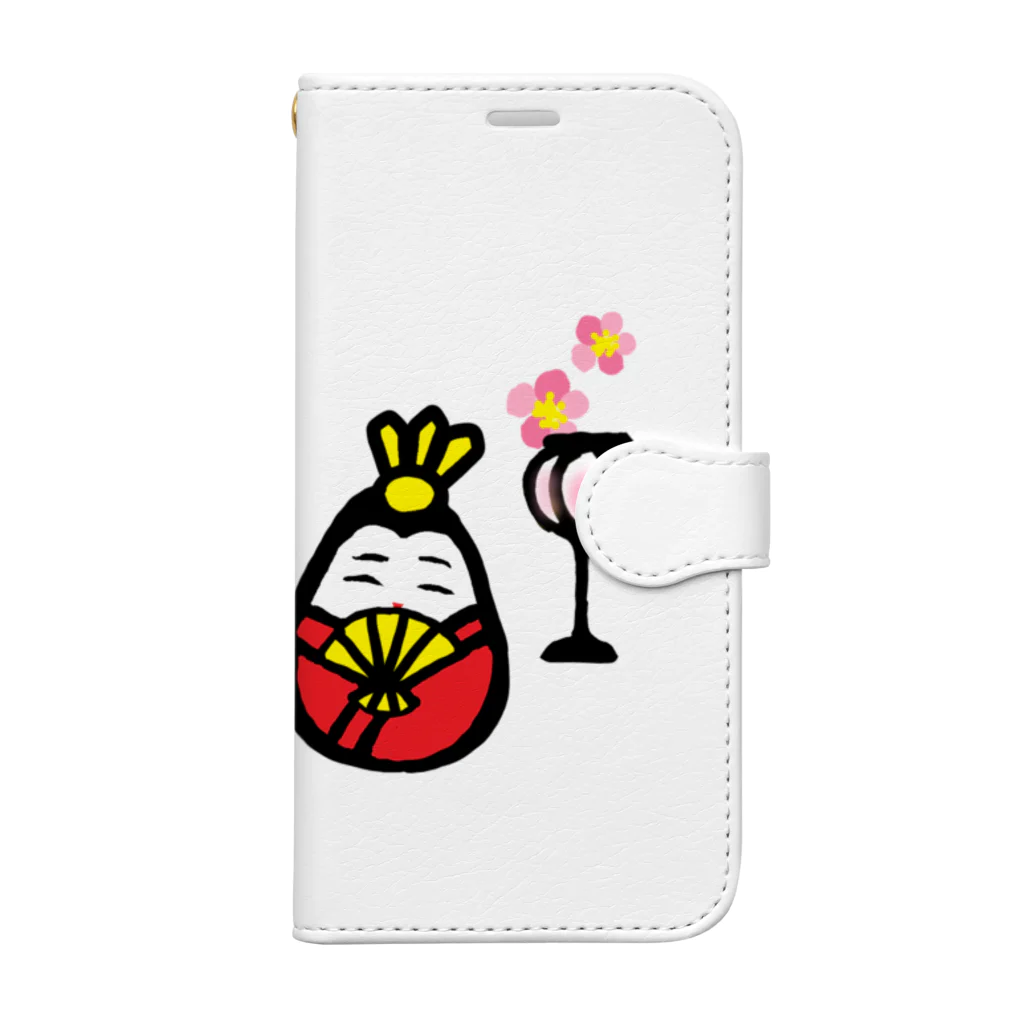 SU-KUの桃節句 Book-Style Smartphone Case