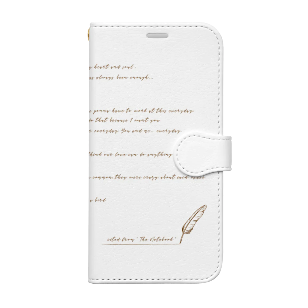 I LOVE YOU STORE by Hearkoのきみに読む物語　 Book-Style Smartphone Case