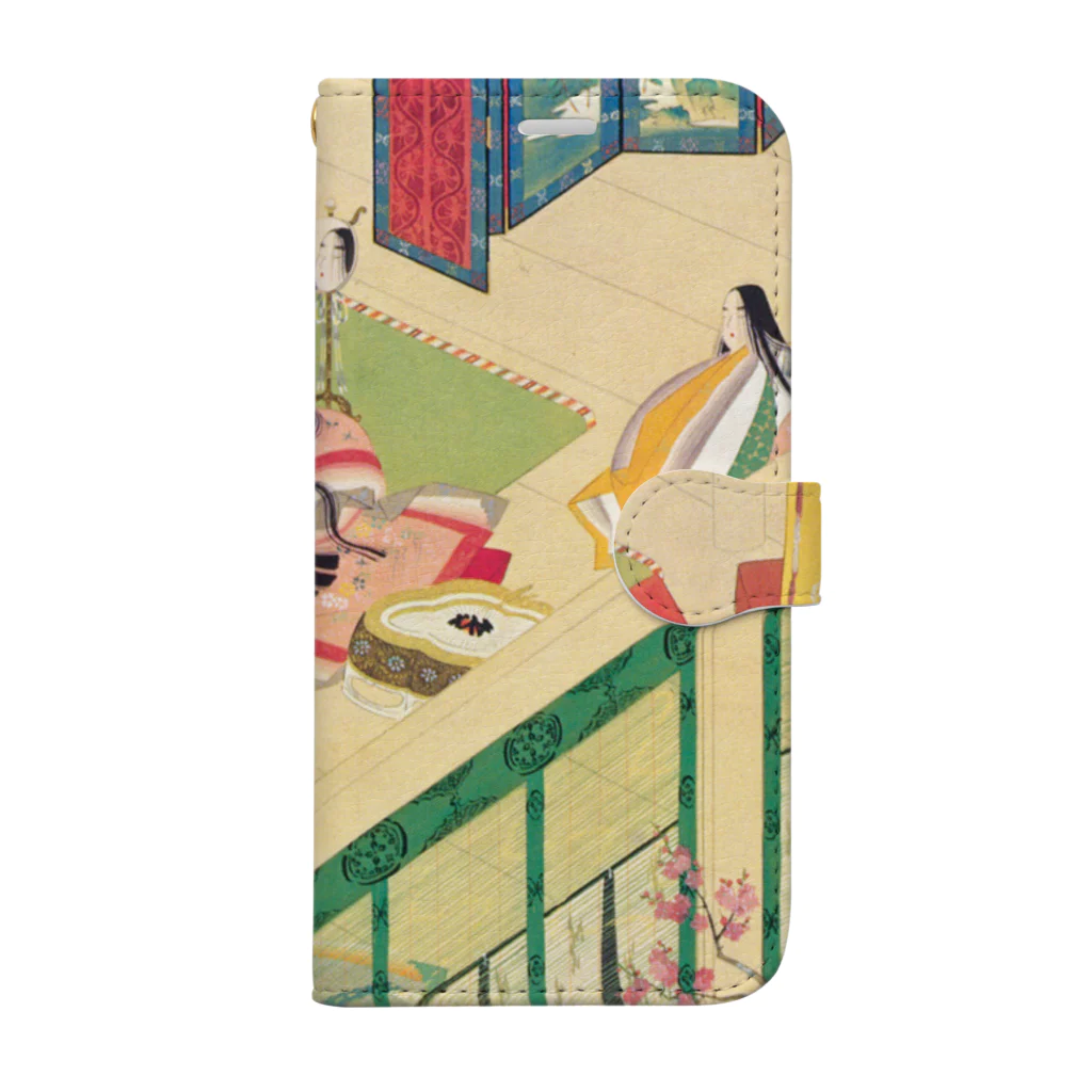 Nursery Rhymes  【アンティークデザインショップ】の平安絵巻風 Book-Style Smartphone Case