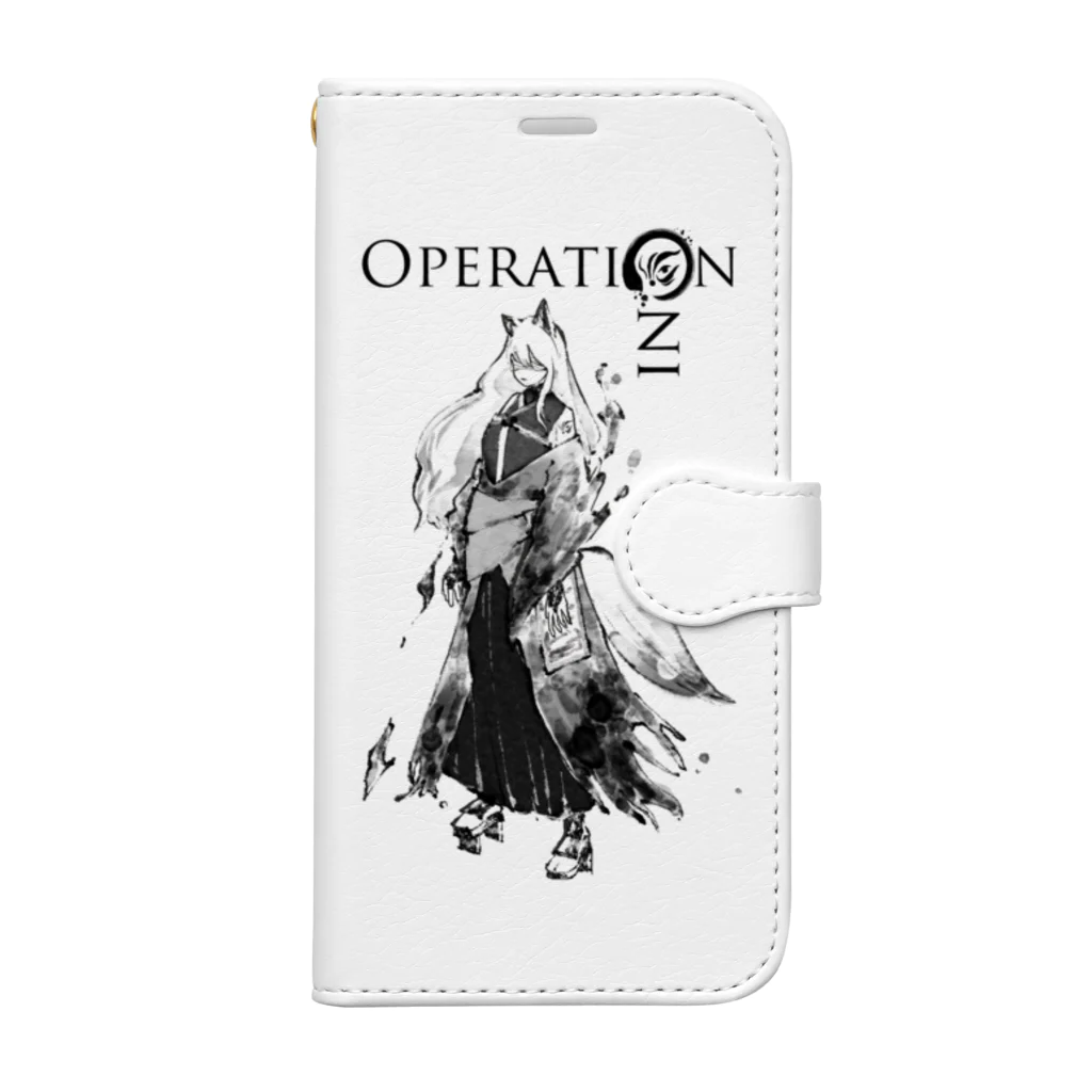 Operation ONIのSaki / 妖狐・咲秋（さき） キャラデザバージョン Book-Style Smartphone Case