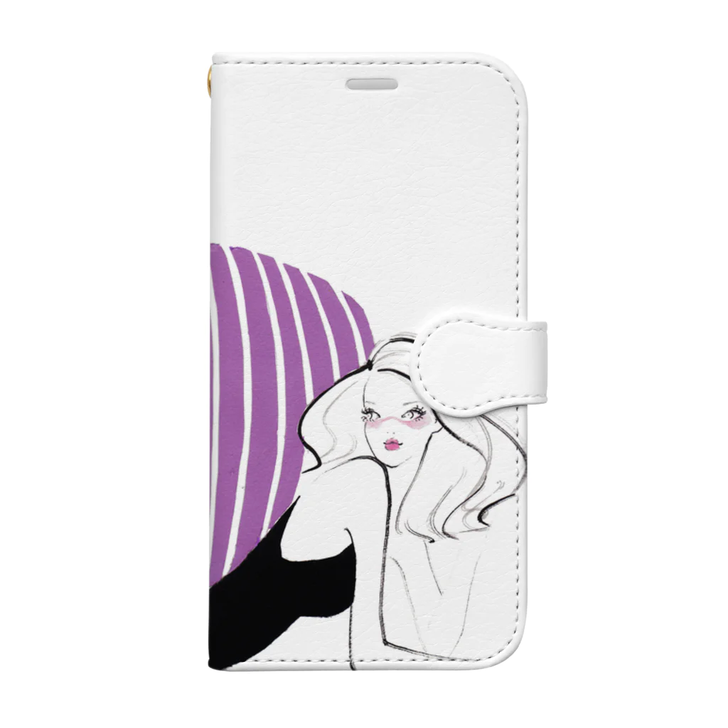 Jojo Yan | A Fashion Illustratorのバランスボール Book-Style Smartphone Case