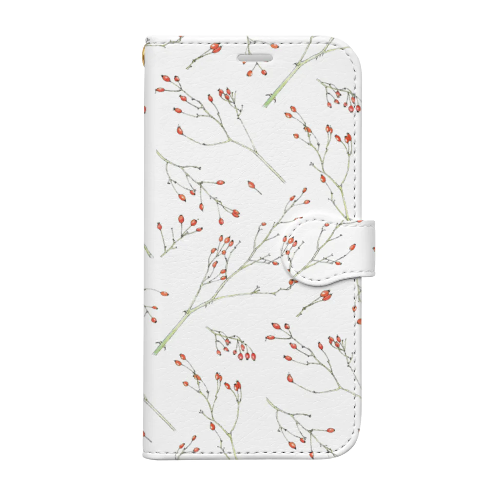 MyucoaのRose hip Book-Style Smartphone Case