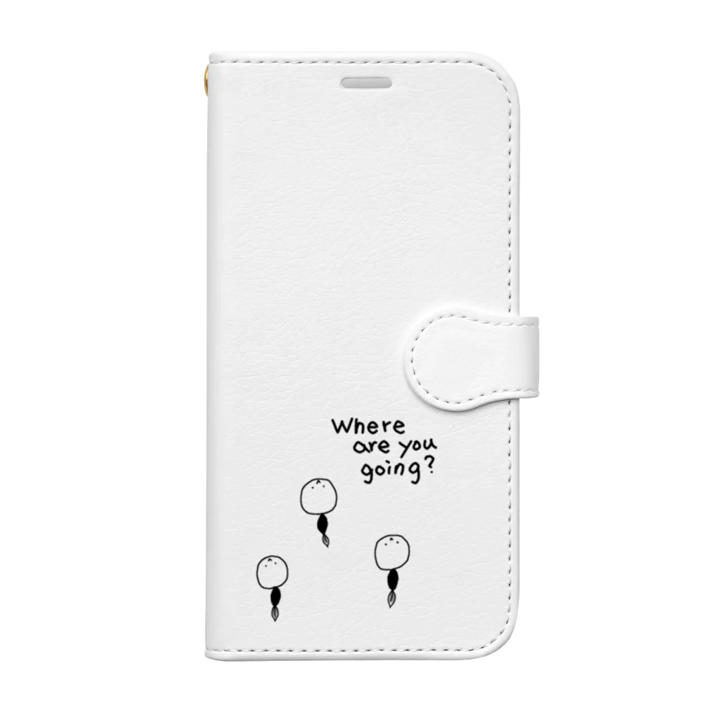 地球産のWhere are you going? Book-Style Smartphone Case