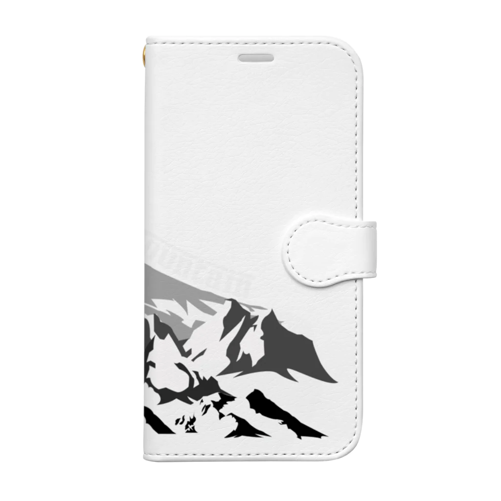 yuuyakeの山/日の出 Book-Style Smartphone Case