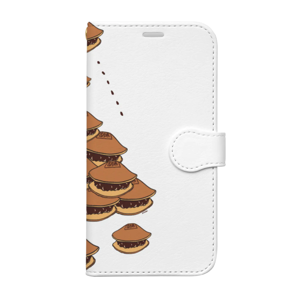 木ノ下商店のどら焼きUFO Book-Style Smartphone Case