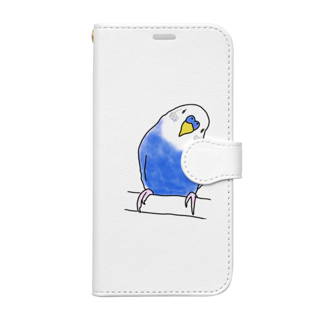 ぴぃのインコちゃん！ 手帳型スマホケース