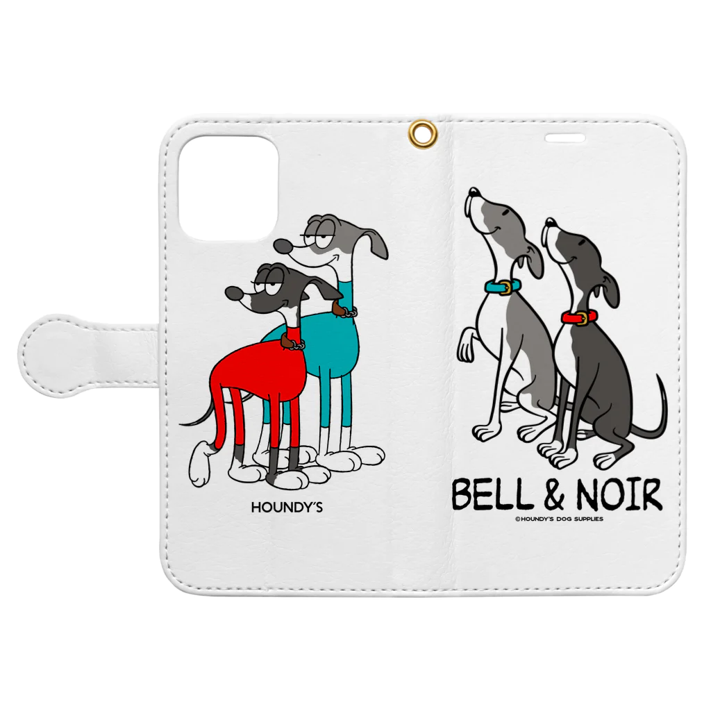 イタグレショップのBELL&NOIRさん専用 Book-Style Smartphone Case:Opened (outside)