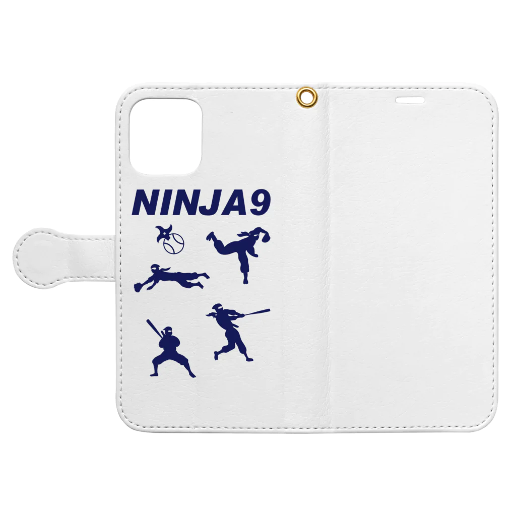 キッズモード某のNINJA9 Book-Style Smartphone Case:Opened (outside)