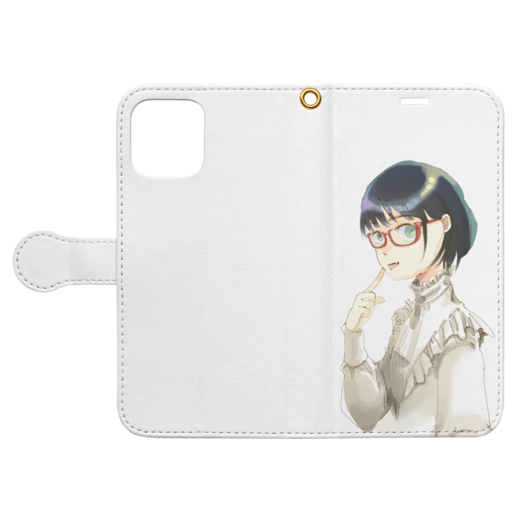 九 時 @ミスiD2021『ミスiD2021 ねぇきいて?宇宙を救うのはきっと本賞のわたし Book-Style Smartphone Case:Opened (outside)