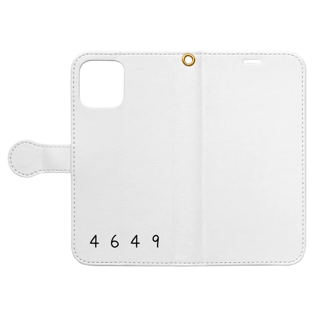 FANKY＆DAIANの4649 Book-Style Smartphone Case:Opened (outside)