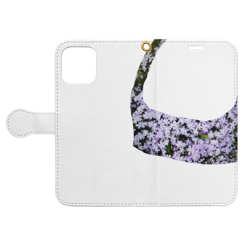 26giの花服 Book-Style Smartphone Case:Opened (outside)