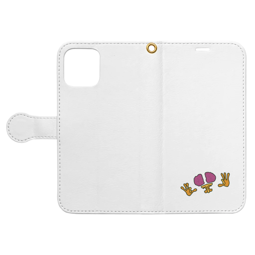 BUFOの FG君 Book-Style Smartphone Case:Opened (outside)