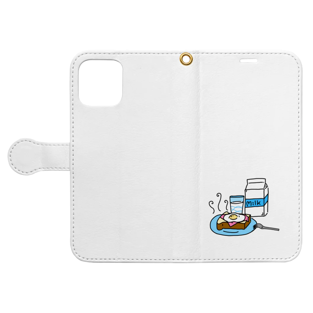 lampikarinのBreakfast Book-Style Smartphone Case:Opened (outside)