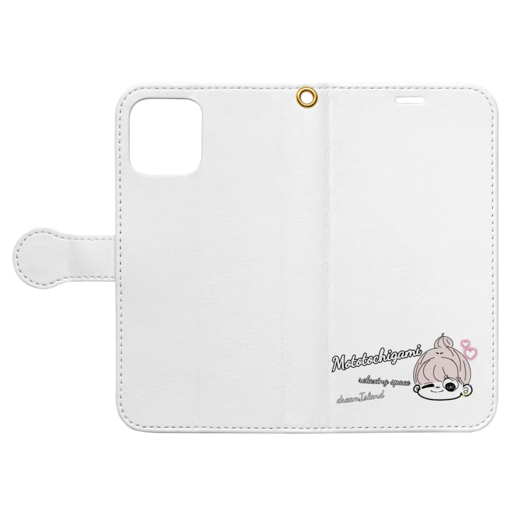 ༊༅͙̥̇ 元土地神しーちゃん♡のしーちゃんキャラクターグッズ Book-Style Smartphone Case:Opened (outside)