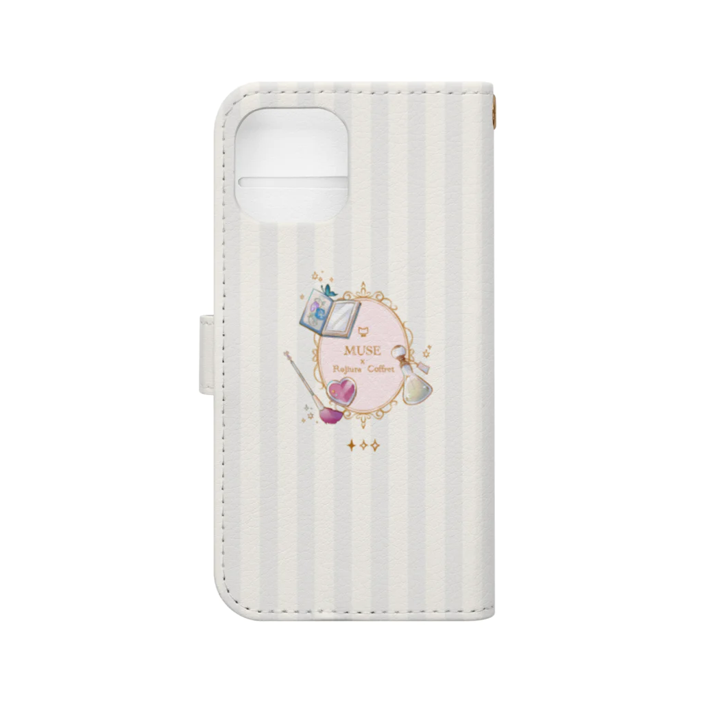 くちなしのcosmetic（S） Book-Style Smartphone Case :back