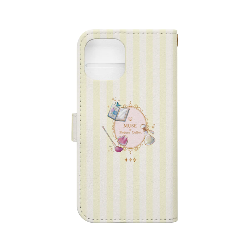 くちなしのNew cosmetic（S） Book-Style Smartphone Case :back