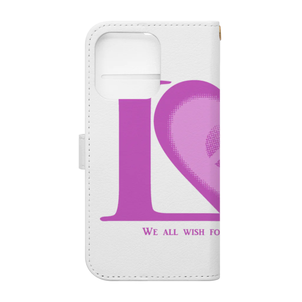 JOKERS FACTORYのPEACE Book-Style Smartphone Case :back