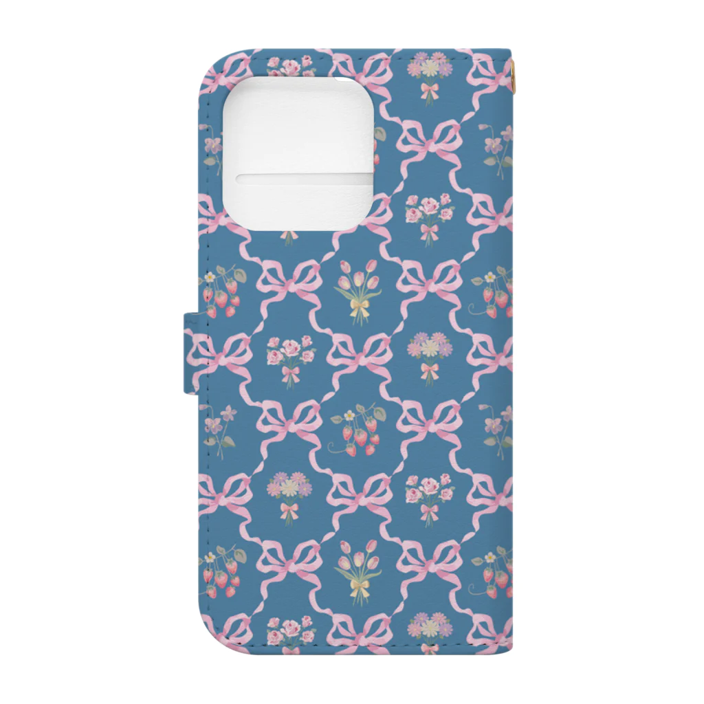 ランタナカマラの花図鑑BL Book-Style Smartphone Case :back