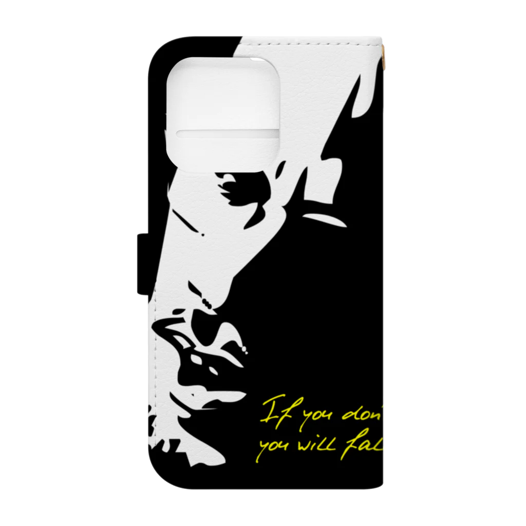 JOKERS FACTORYのMALCOLM X Book-Style Smartphone Case :back