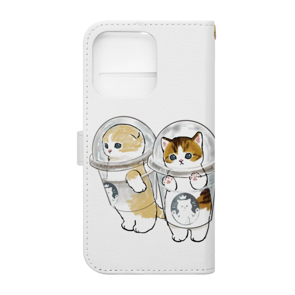 mofusandの防御力ZERO宇宙服 Book-Style Smartphone Case :back