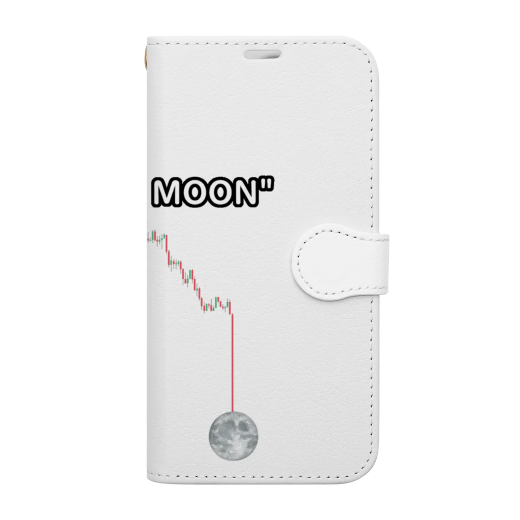 平原神話の"TO THE MOON" 🌎🚀🌕 手帳型スマホケース