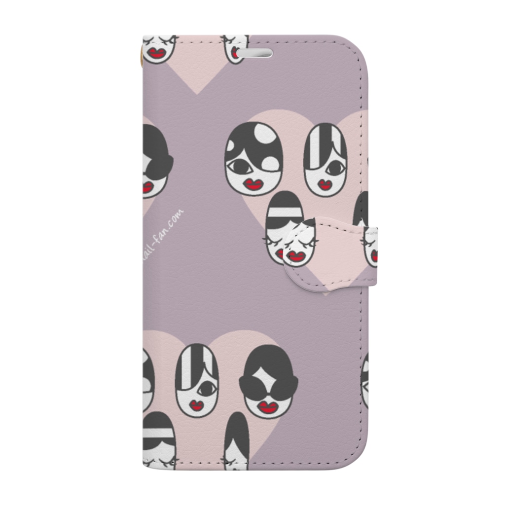 ネイルシスターズ♡のネイルファン ファングッズ♡ Book-Style Smartphone Case
