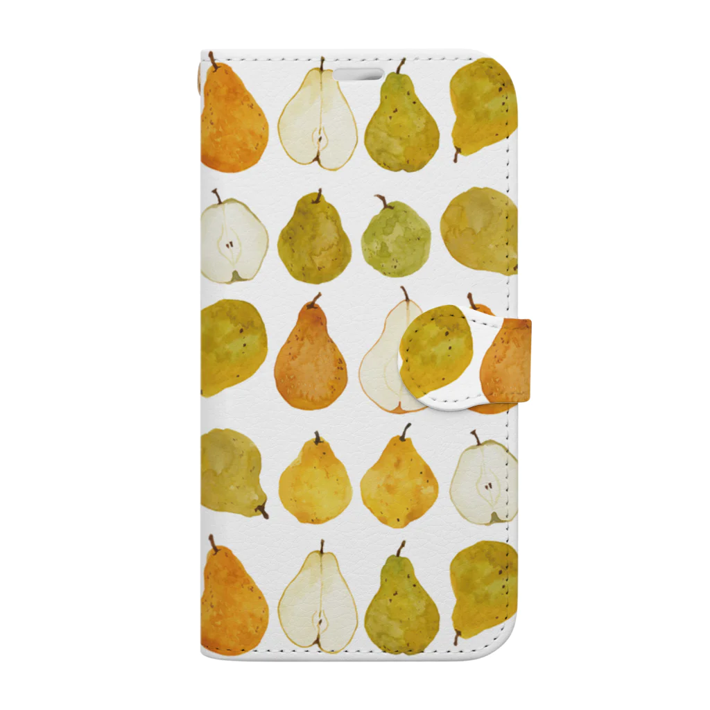 Miho MATSUNO online storeのLovely pears Book-Style Smartphone Case